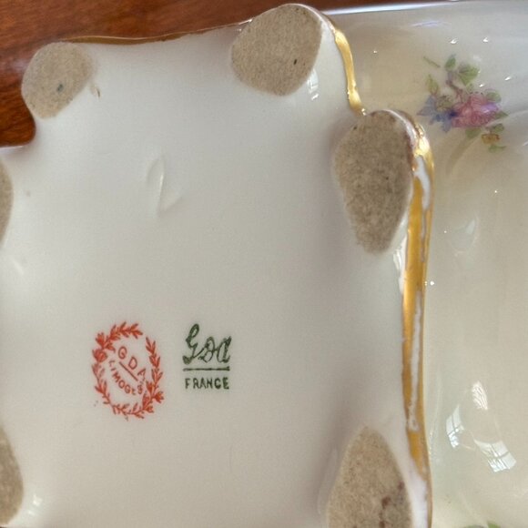 Vintage Goa France Floral Pitcher Limoges - Picture 11 of 11